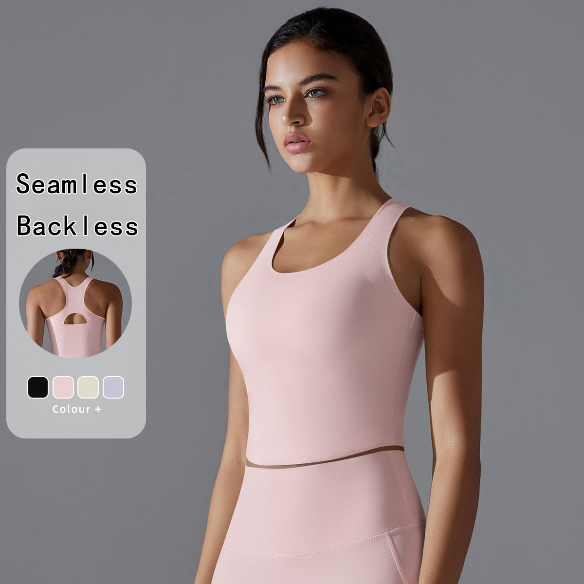 Seamless Yoga Vest Woman Solid - T Shirt Bra Seamless review and price