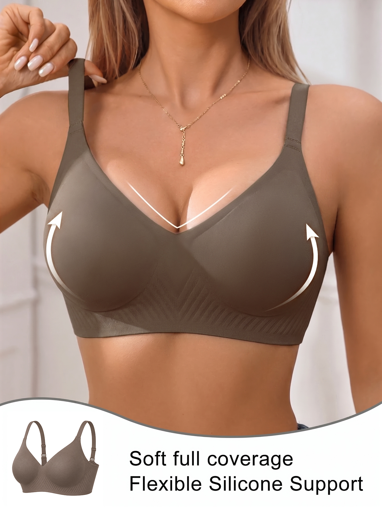Full Coverage Push Up Jelly Su - Underwire Bra Padded review and price