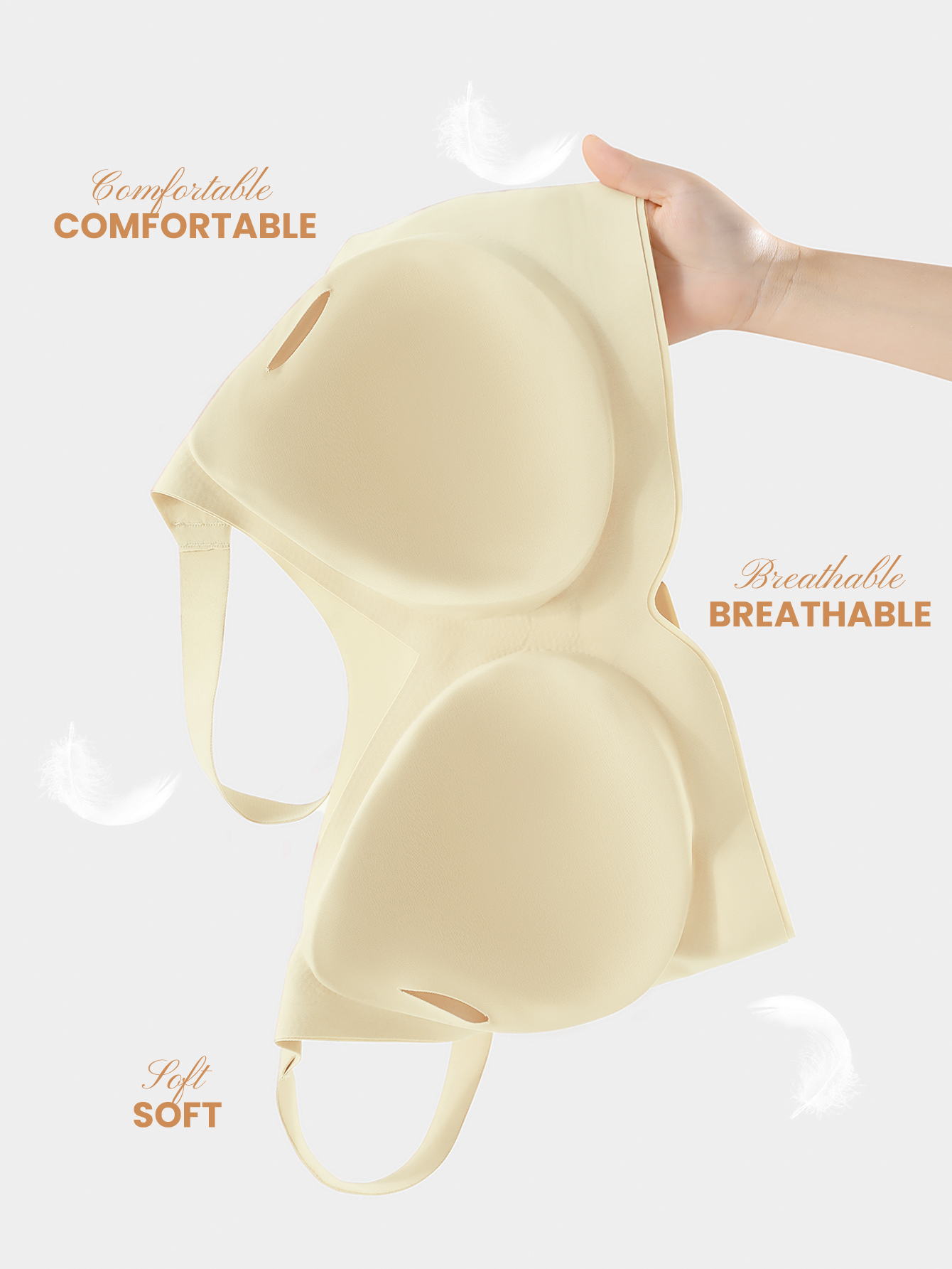 Plus Size Women Solid Color Da - Wirefree Bra Comfort review and price