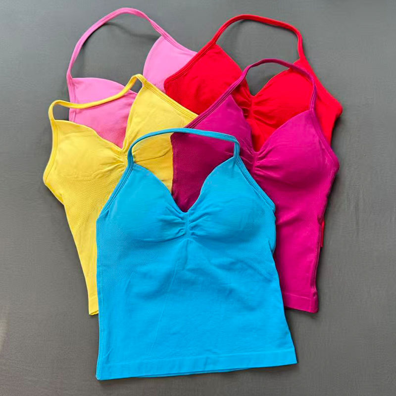 2DFF LOGO Women Yoga Sports Br - T Shirt Bra Seamless review and price