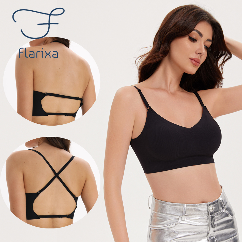 Flarixa Seamless Low Back Bra  - Full Coverage Bra review and price