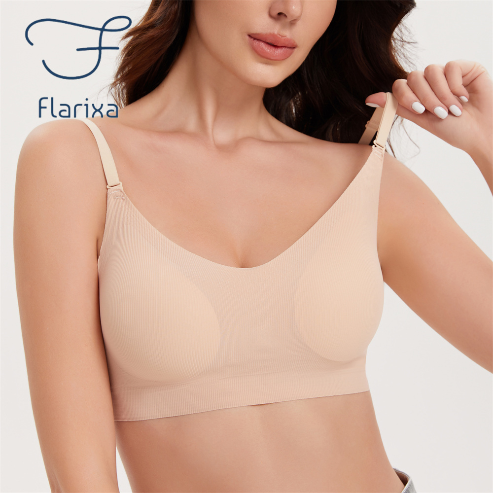 Flarixa Seamless Low Back Bra  - Full Coverage Bra review and price