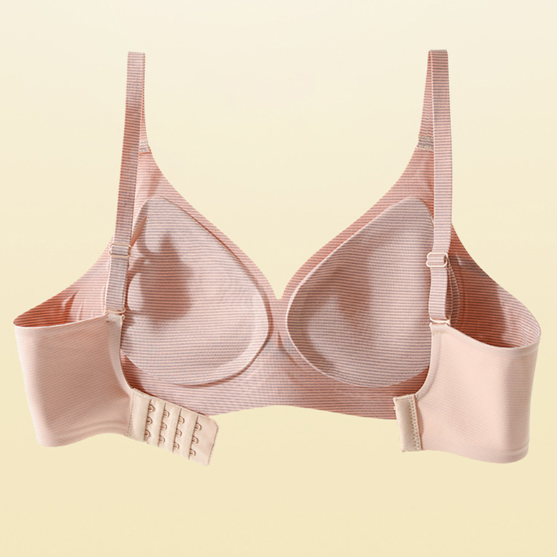 Stripe Color Contrast Soft Sup - Underwire Bra Padded review and price