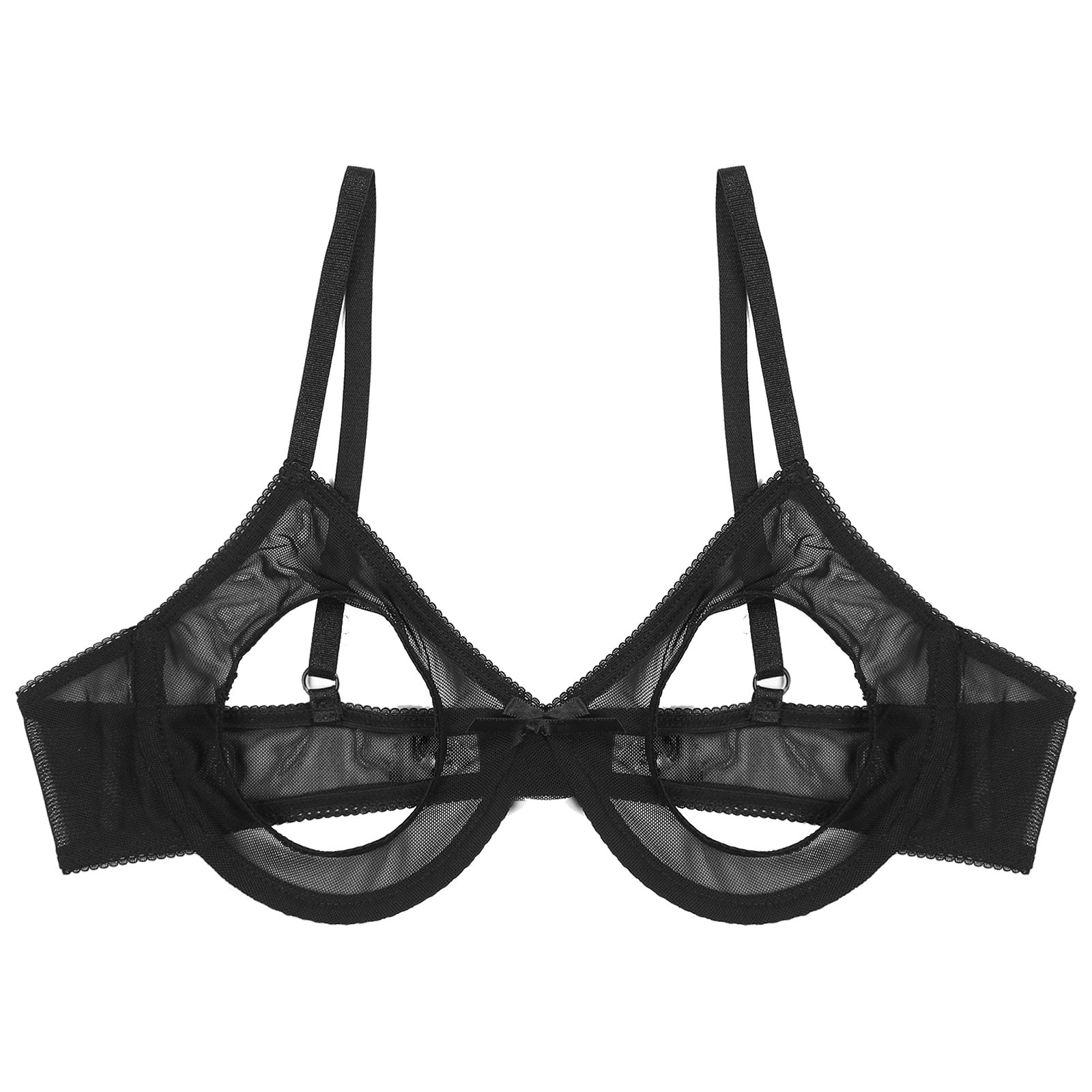 Woman's Lace Underwire Push Up - Demi Bra Balconette review and price