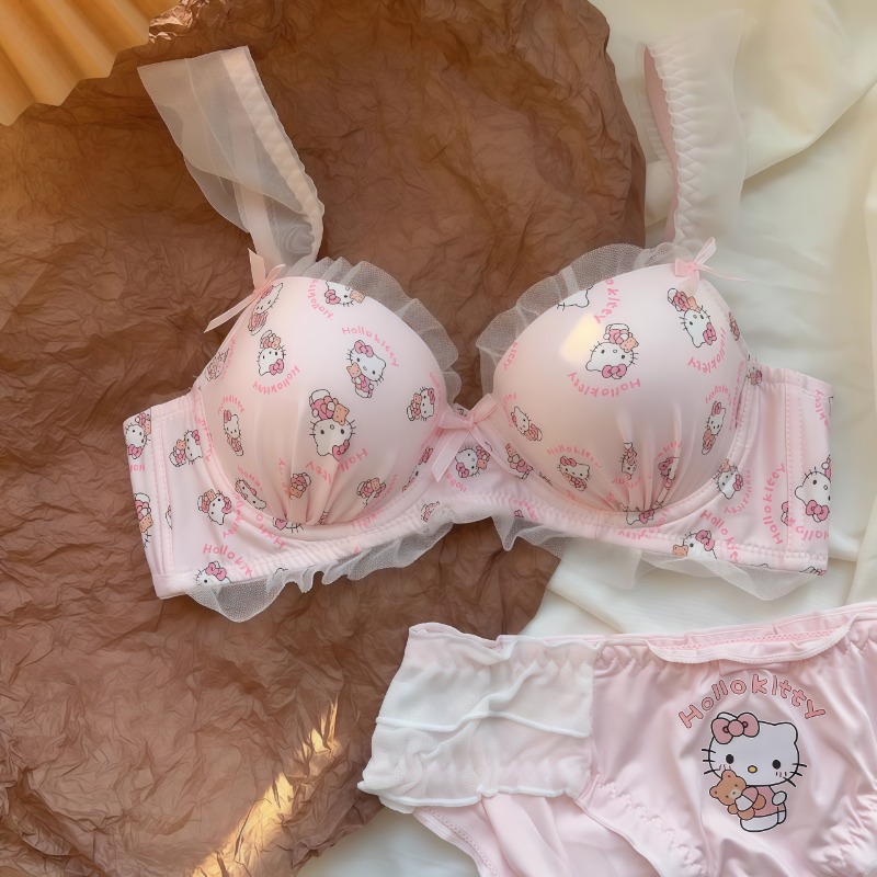 Sanrio Cute Japanese Bra Hello - Lace Bralette Set review and price