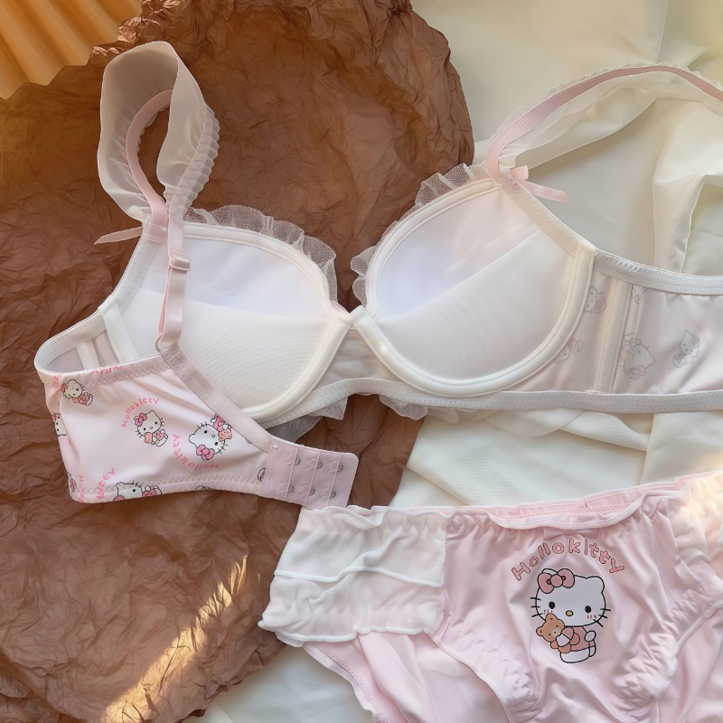 Sanrio Cute Japanese Bra Hello - Lace Bralette Set review and price